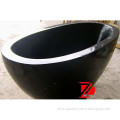 black marble oval tub